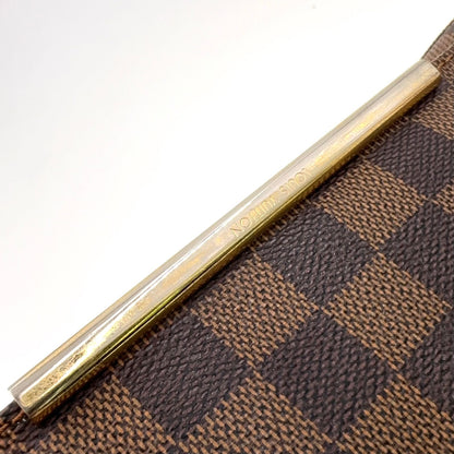 Louis Vuitton Hoxton PM Damier Ebene Leather Brown Shoulder Bag Gold — view 8