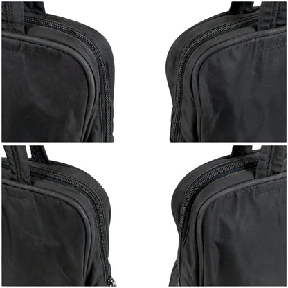 Prada Padlock Mini Tote Black Nero Tessuto — view 5