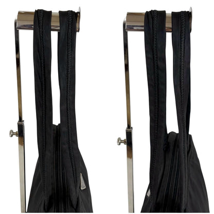 Prada Padlock Mini Tote Black Nero Tessuto — view 7