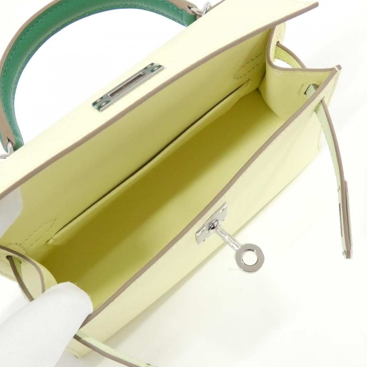 Hermes Mini Kelly 2 Tricolor Bag — view 5