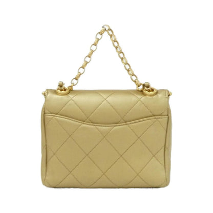 Chanel Bag Handbag Gold — view 2