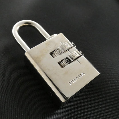 Prada Bag Handbag Silver — view 4
