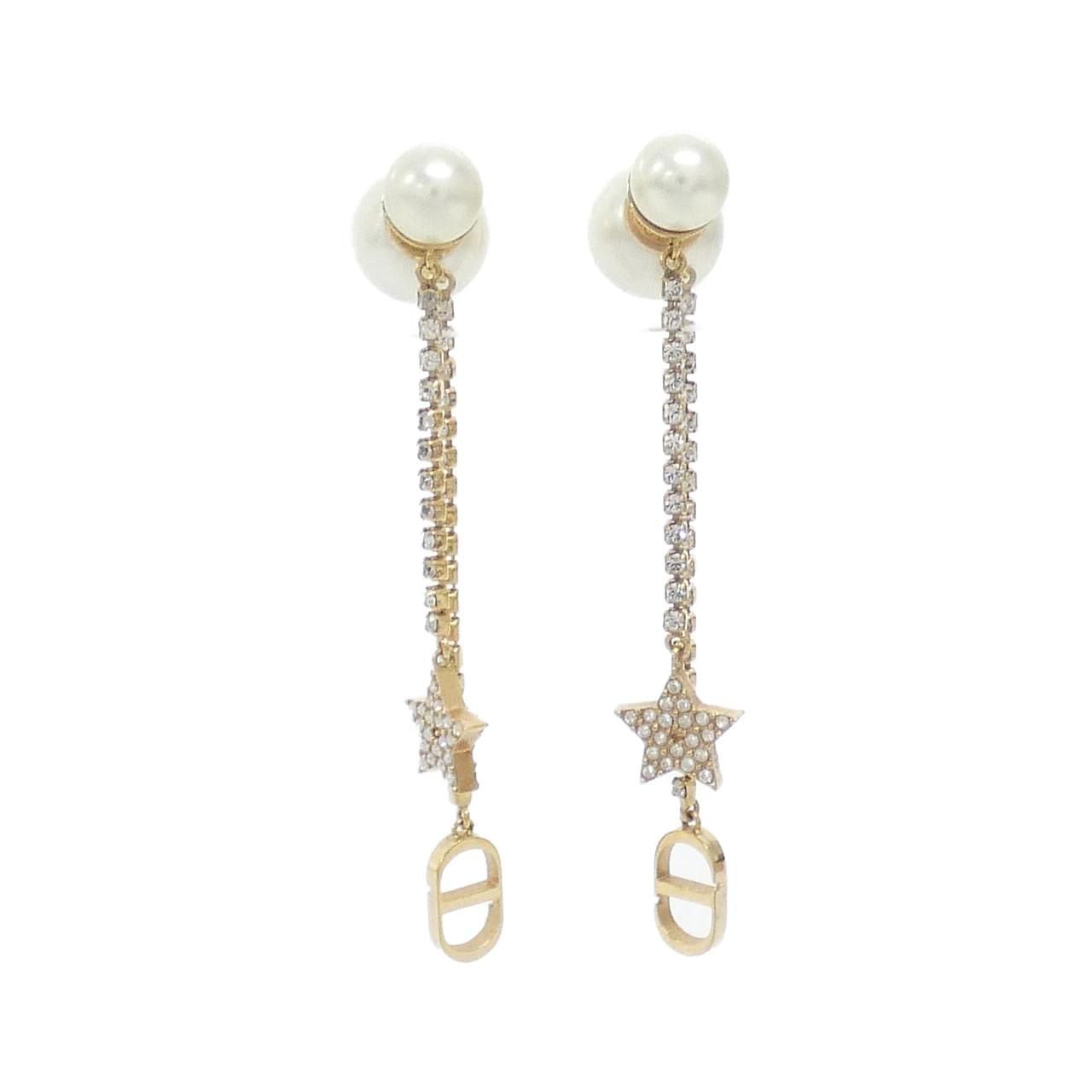 Dior Tribal Earrings Gold