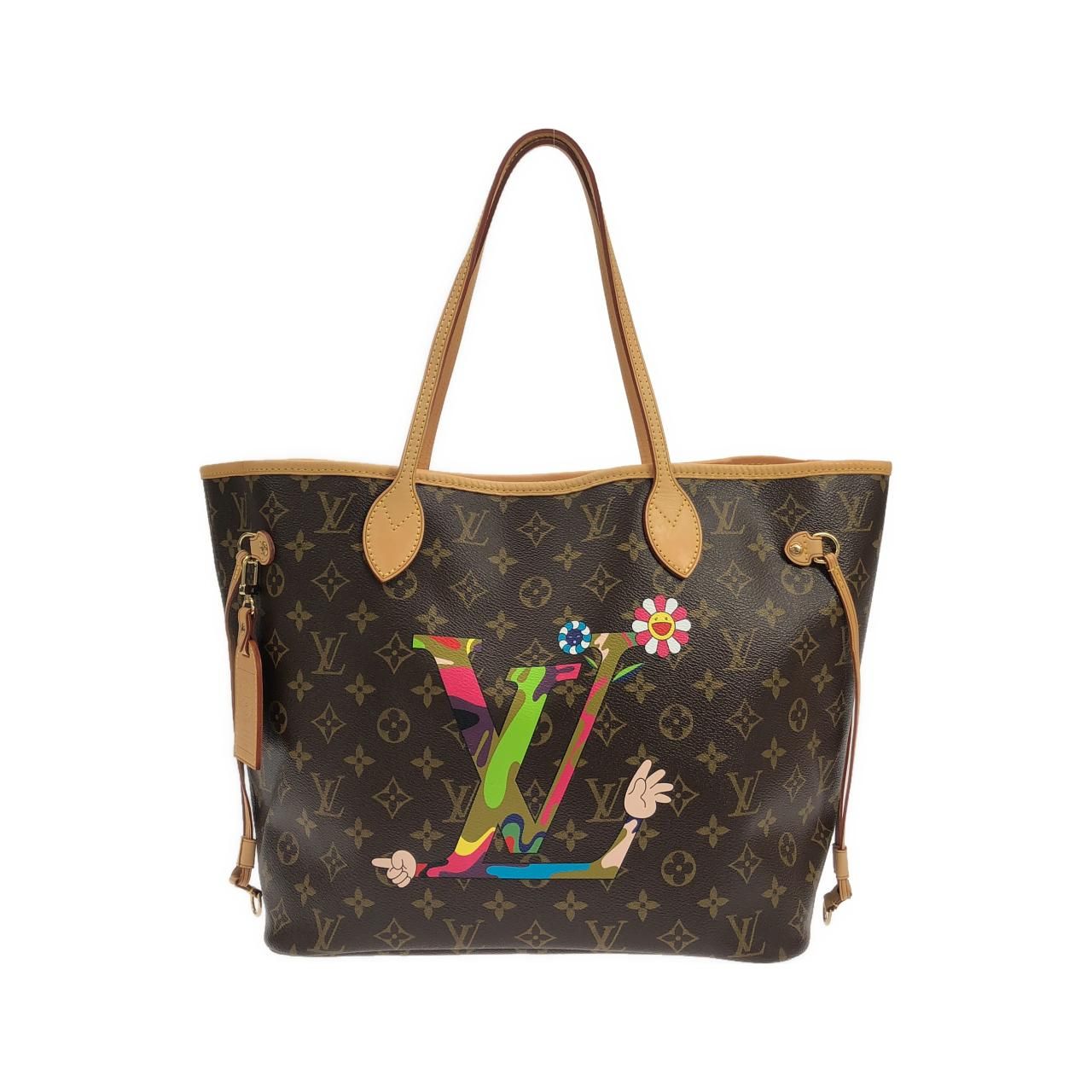 Louis Vuitton Monogram Hand Neverfull MM Bag