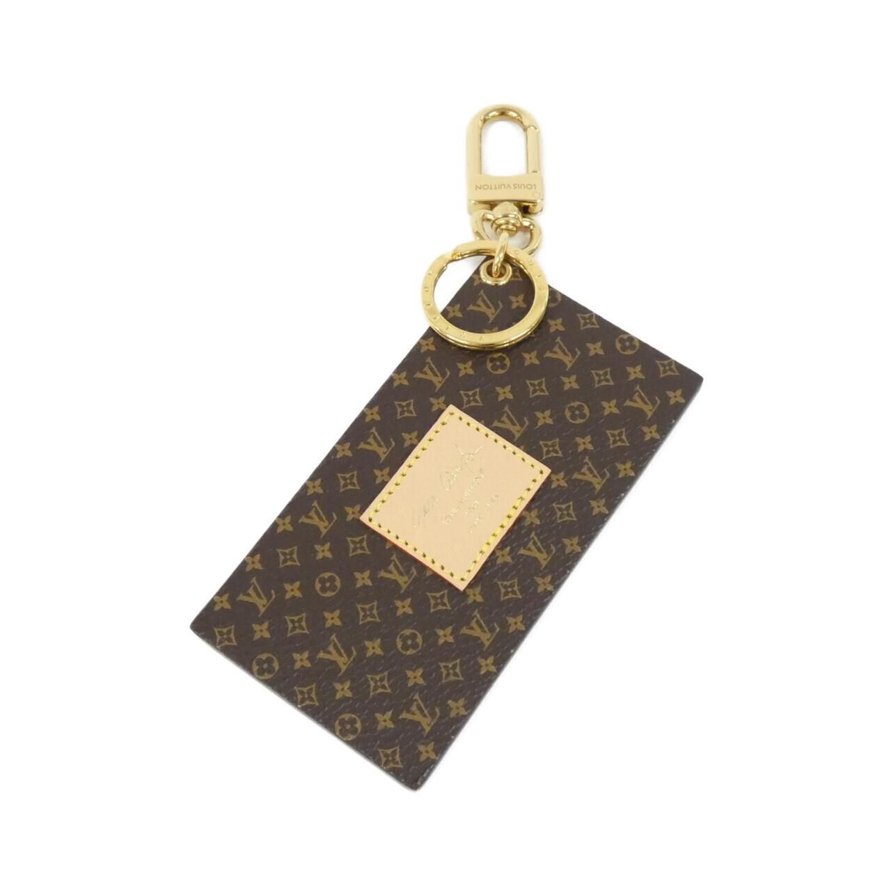 Louis Vuitton Monogram Bag Charm Travel Tag Key Ring — view 2