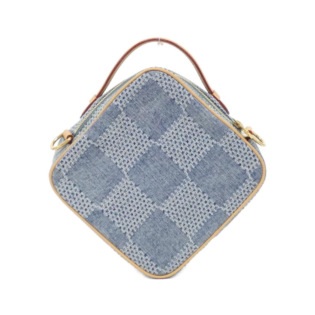 Louis Vuitton Damier Denim Chess Messenger Shoulder Bag — view 2
