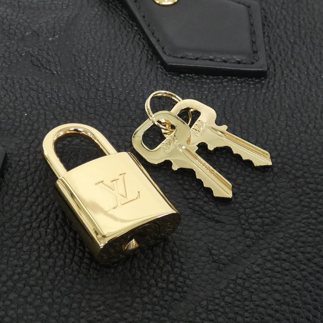 Louis Vuitton Monogram Empreinte Speedy Bandouliere 20 cm Boston Bag — view 3