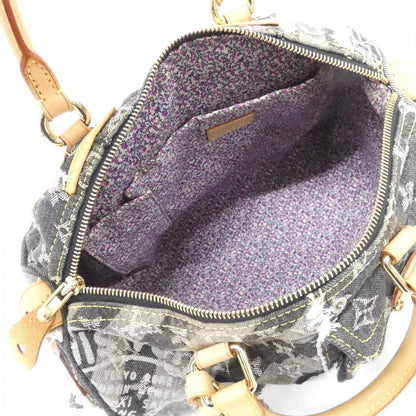Louis Vuitton Monogram Denim Patchwork Speedy 30 cm Boston Bag — view 9