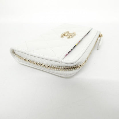 Chanel Card Case Card Holders White — view 3