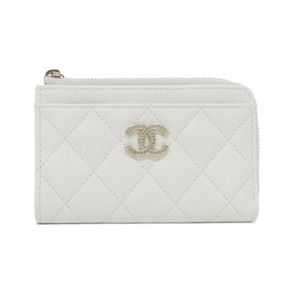 Chanel Card Case Card Holders White