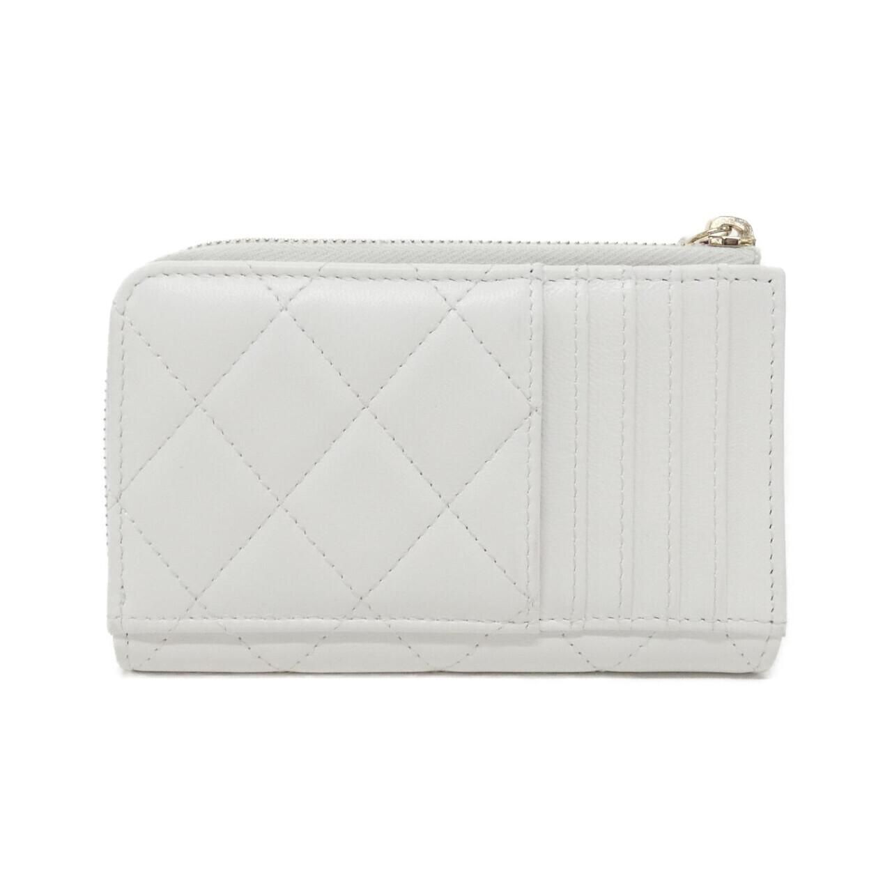 Chanel Card Case Card Holders White — view 2