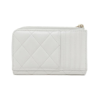 Chanel Card Case Card Holders White — view 2