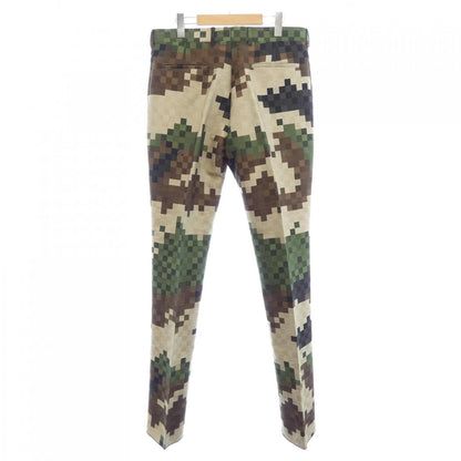 Louis Vuitton Tailored Cotton Damier Cigarette Pants — view 6