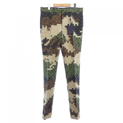 Louis Vuitton Tailored Cotton Damier Cigarette Pants — view 5