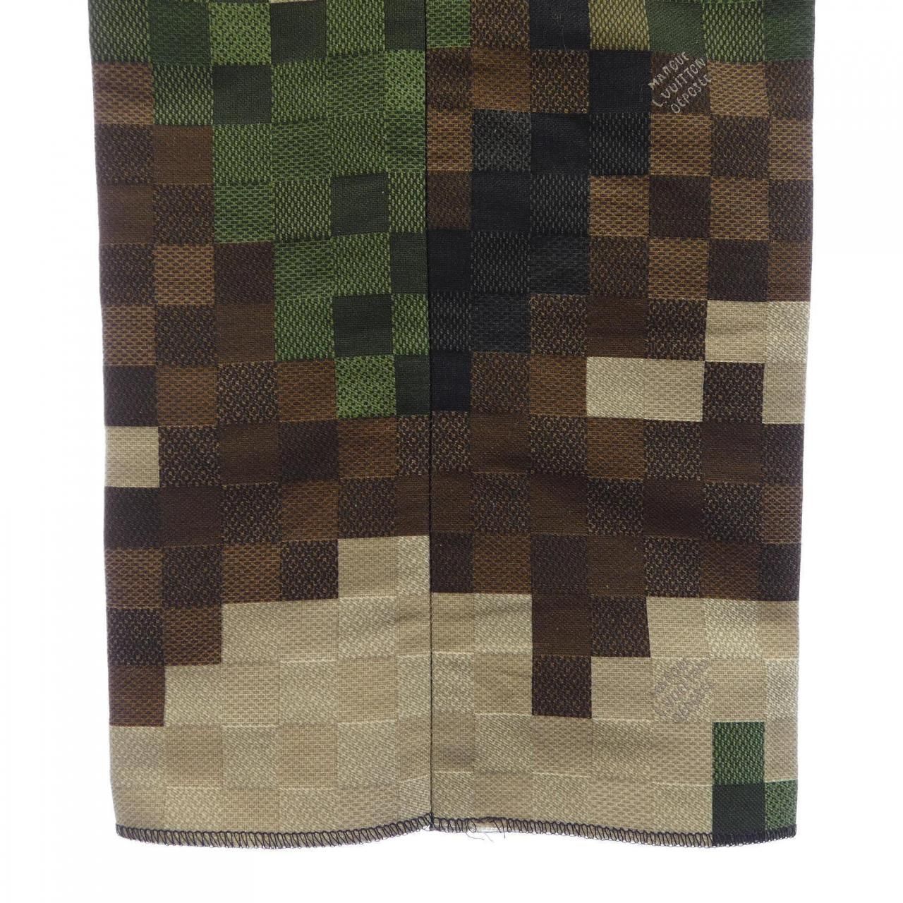 Louis Vuitton Tailored Cotton Damier Cigarette Pants — view 2