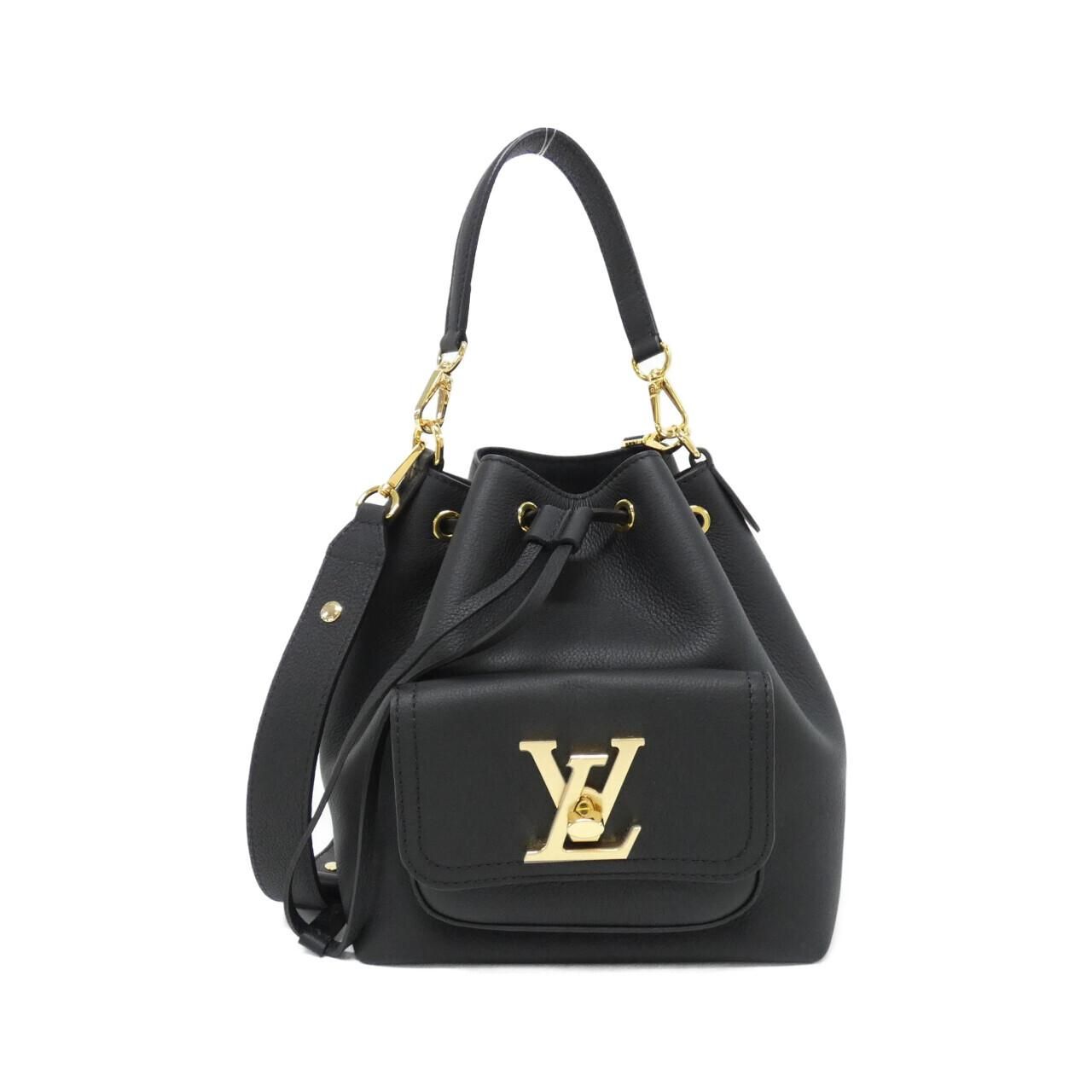 Louis Vuitton Taurillon Lockme Bucket Shoulder Bag