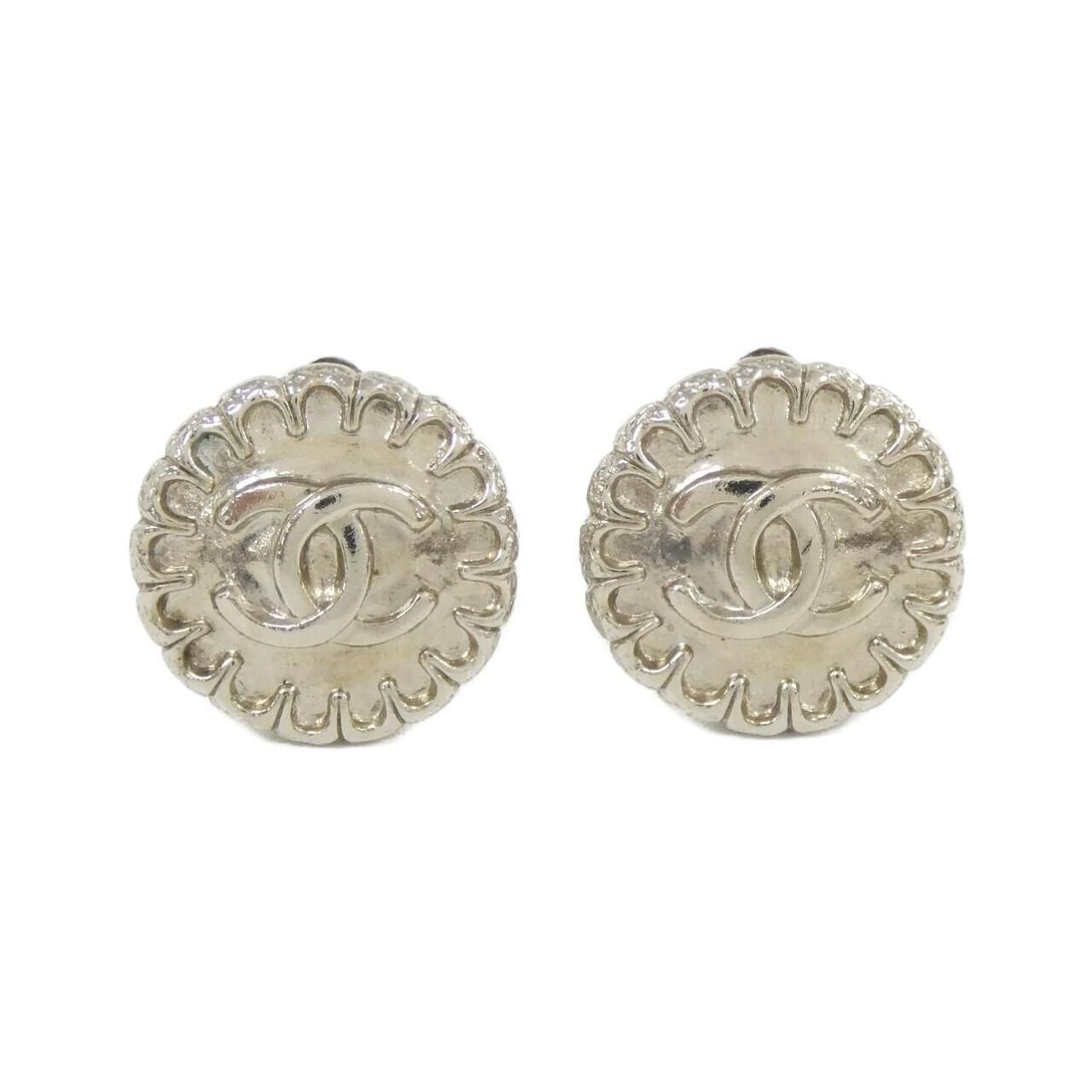 Chanel Vintage Earrings Silver