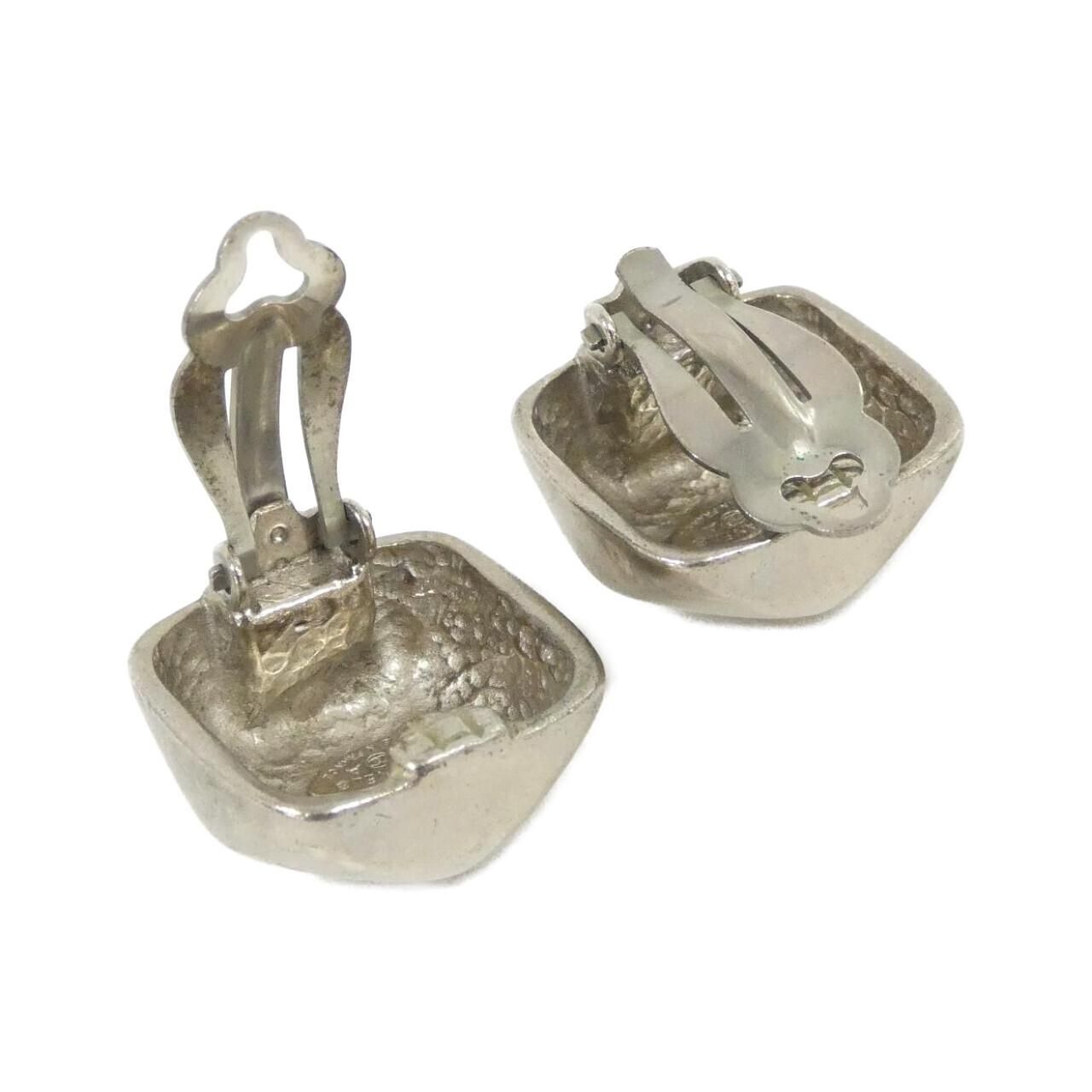 Chanel Vintage Earrings Silver — view 3