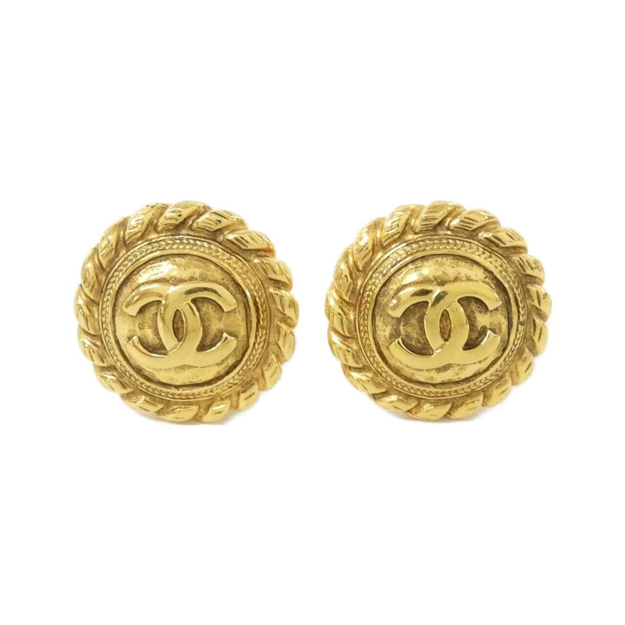 Chanel Vintage Earrings Gold