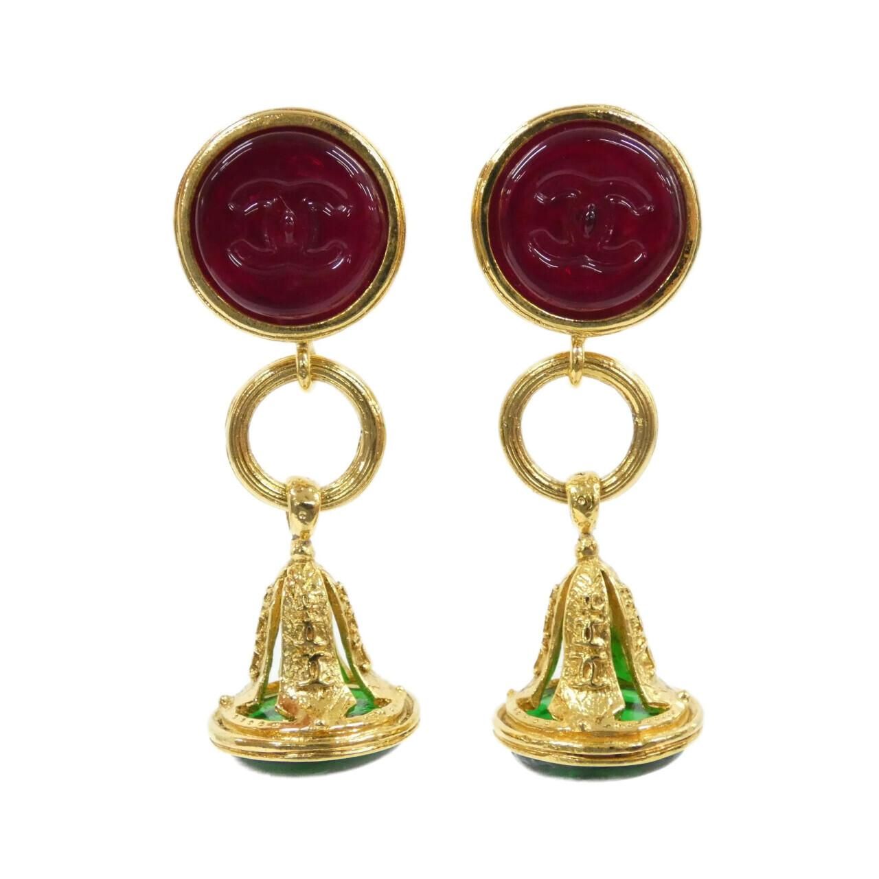 Chanel Vintage Earrings Gold