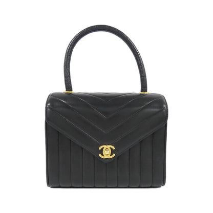 Chanel Vintage Bag Handbag Black