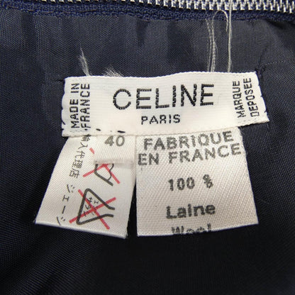 Celine Vintage Skirt Navy — view 3