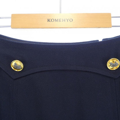 Celine Vintage Skirt Navy — view 4