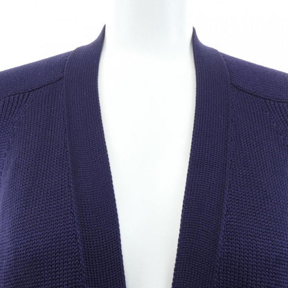 Hermes Long Cardigan Navy — view 5