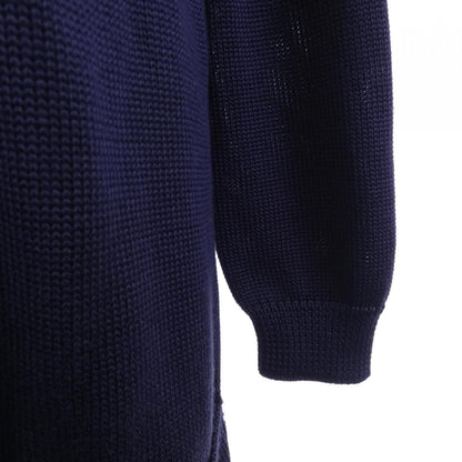 Hermes Long Cardigan Navy — view 6