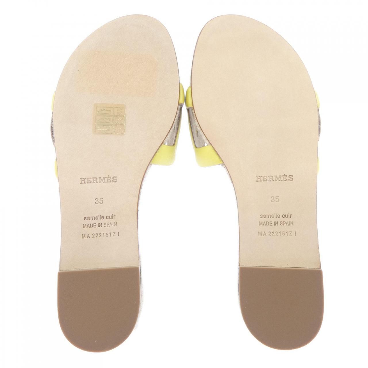 Hermes Famosa Chaine D'ancre Sandals — view 4