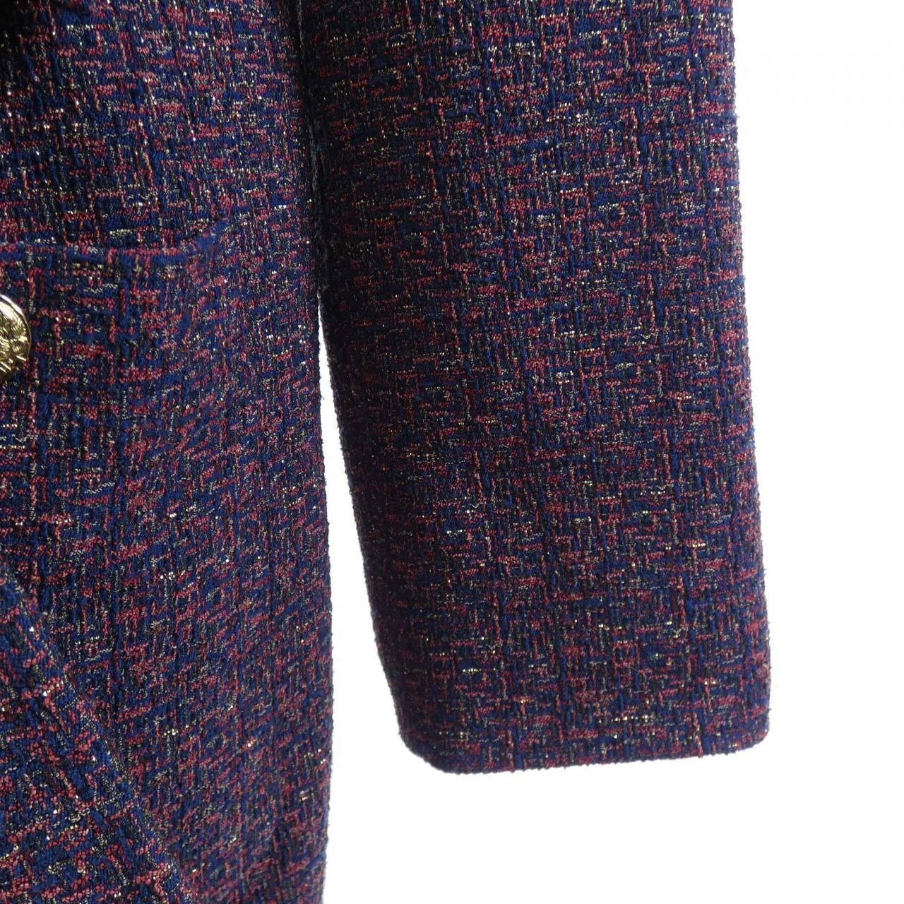 Chanel Coat Navy — view 7