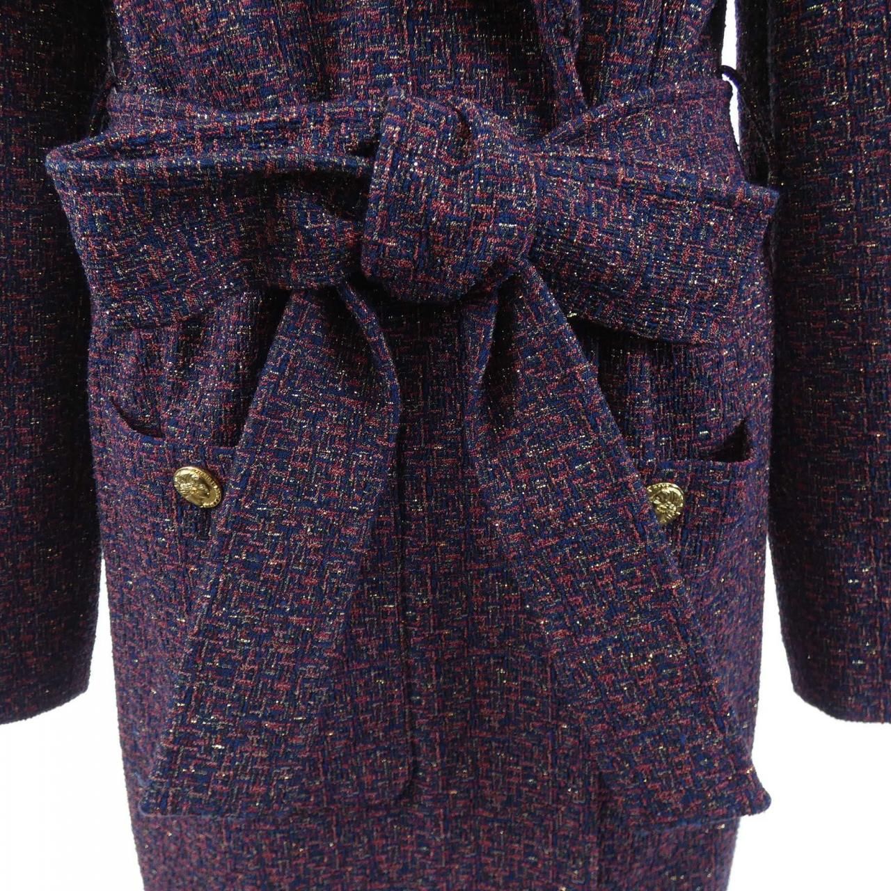 Chanel Coat Navy — view 8