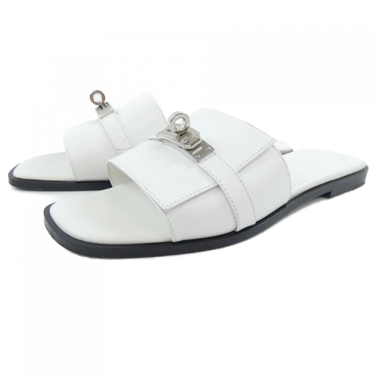 Hermes Giulia Kelly Buckle Sandals — view 3