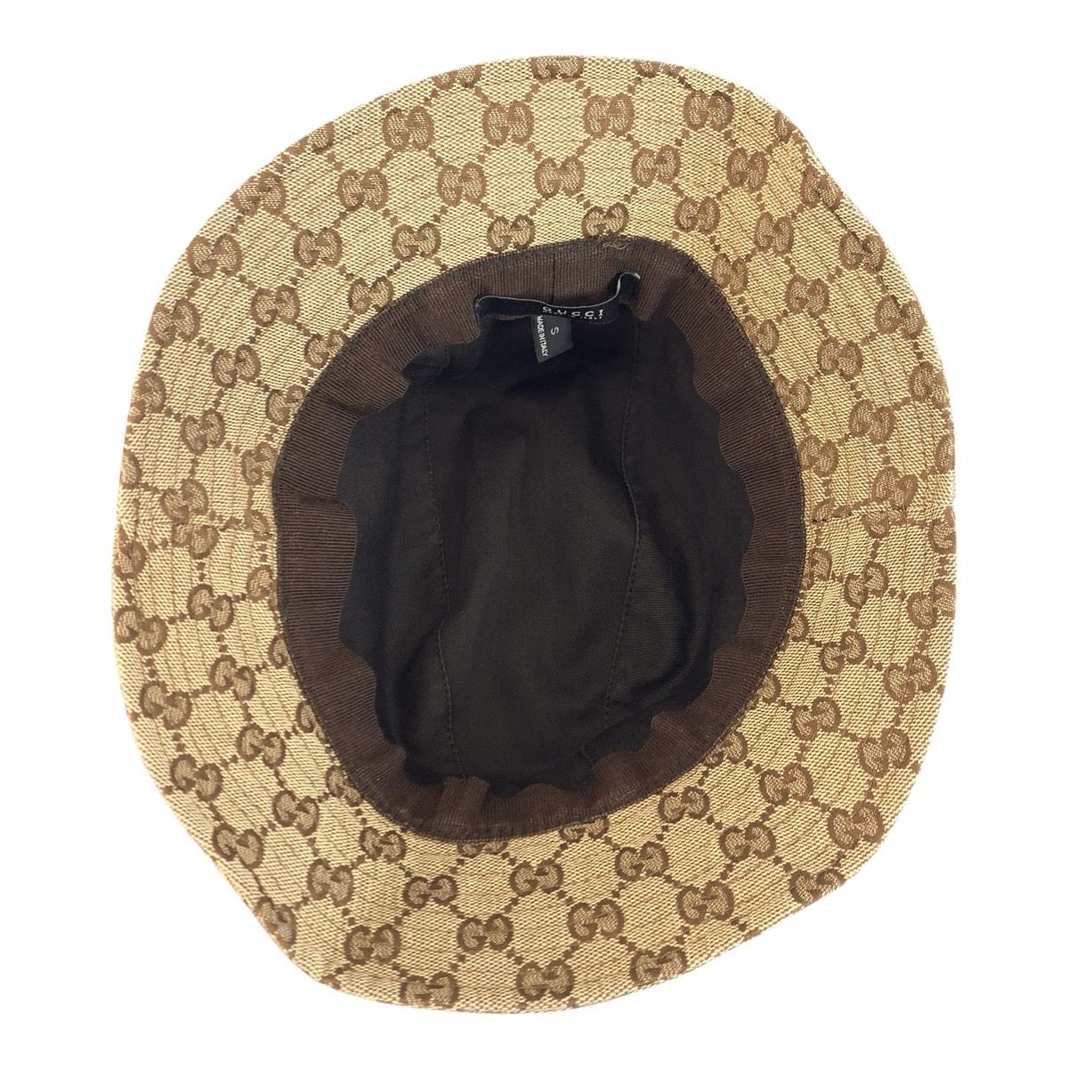 Gucci Sherry Line S Beige GG Canvas Bucket Hat — view 6