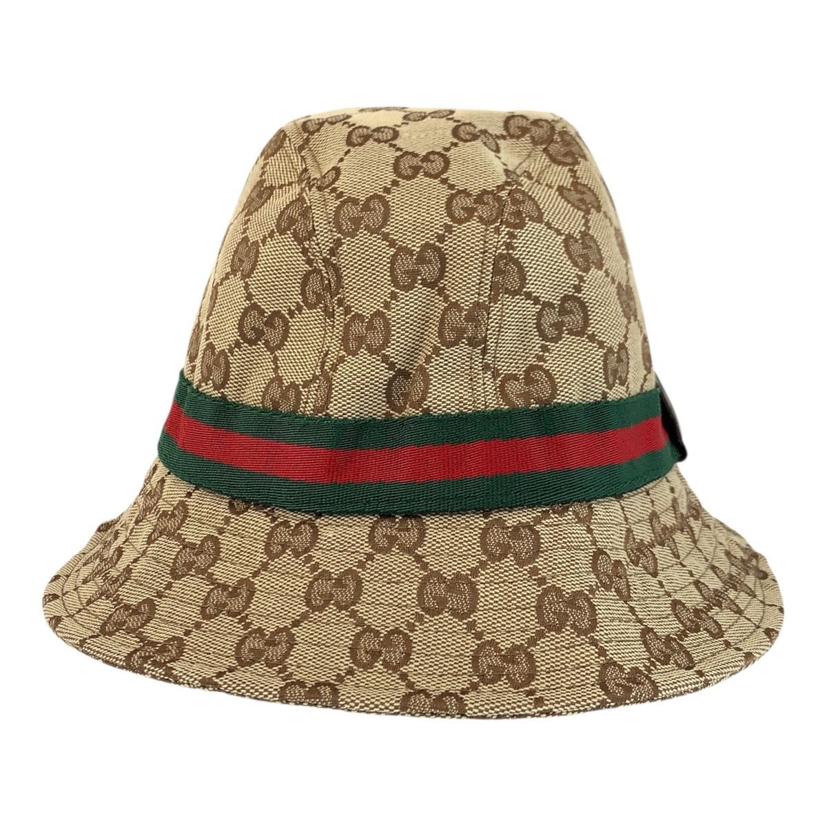 Gucci Sherry Line S Beige GG Canvas Bucket Hat — view 3