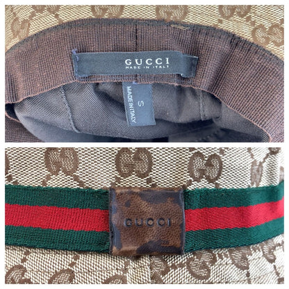 Gucci Sherry Line S Beige GG Canvas Bucket Hat — view 5
