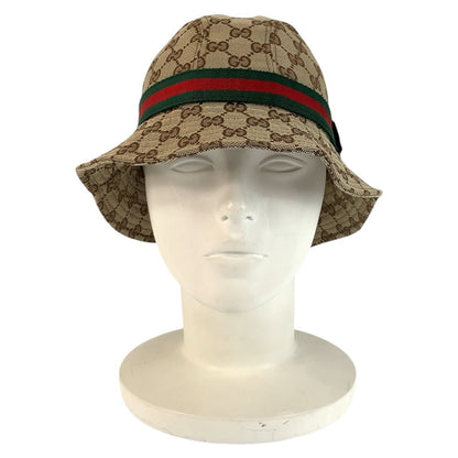 Gucci Sherry Line S Beige GG Canvas Bucket Hat — view 8