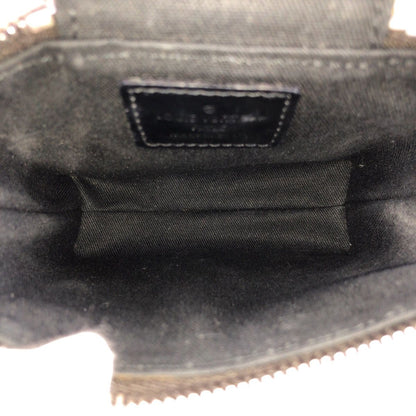 Louis Vuitton Monogram Glace Ray Brown Silver Leather Pouch Case — view 8