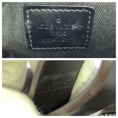 Louis Vuitton Monogram Glace Ray Brown Silver Leather Pouch Case — view 4