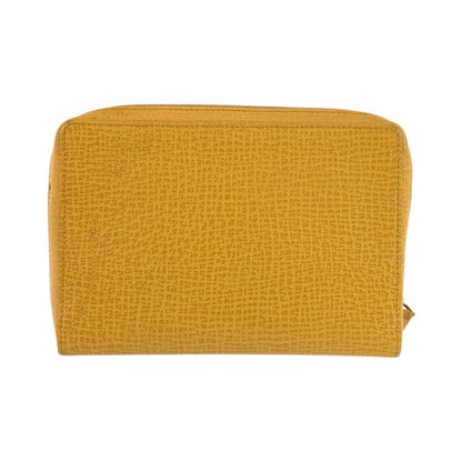 Loewe Anagram Yellow Leather Pouch Makeup — view 2