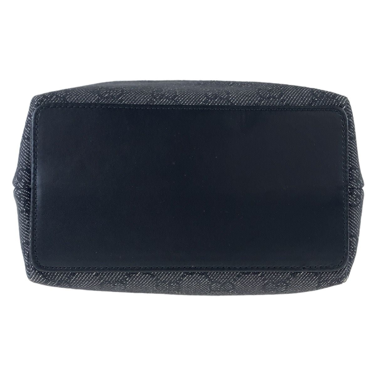 Gucci GG Pattern Black Silver Canvas Tote Shoulder Bag — view 8