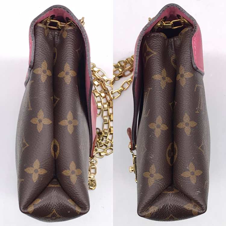 Louis Vuitton Monogram Pallas Chain Shoulder Bag Price Negotiation Welcome — view 3