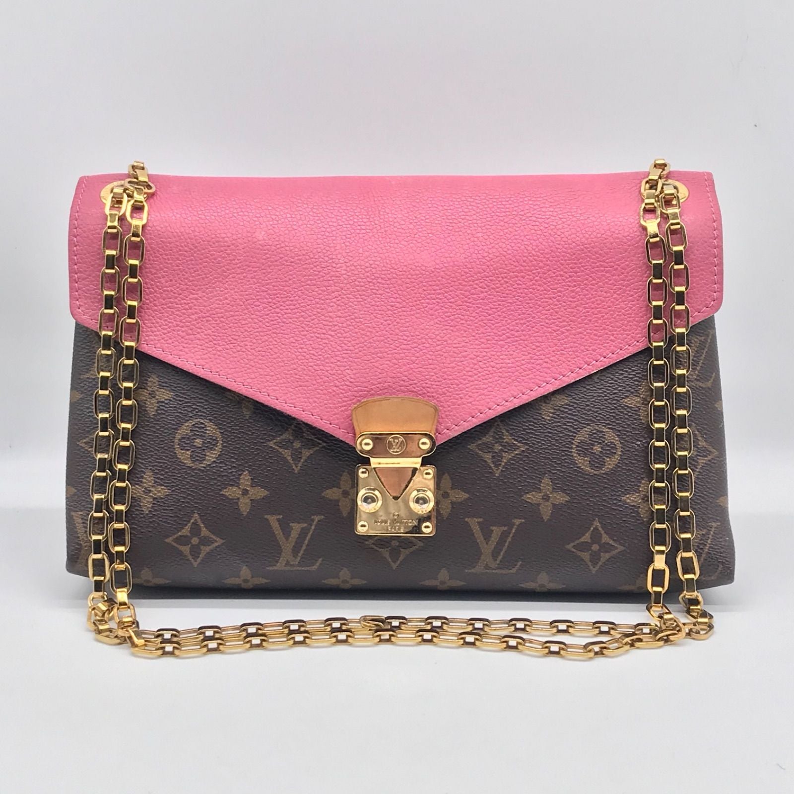 Louis Vuitton Monogram Pallas Chain Shoulder Bag Price Negotiation Welcome