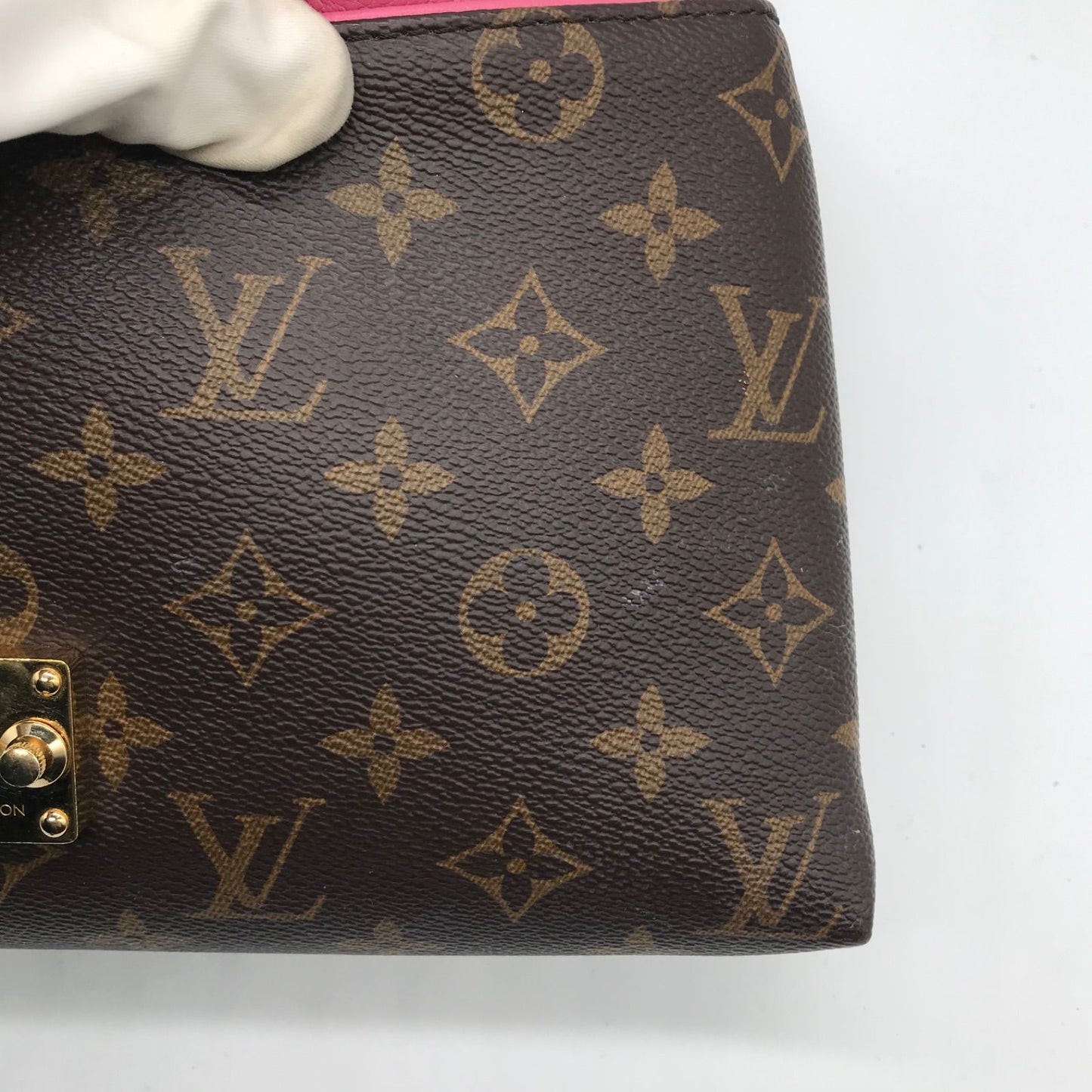 Louis Vuitton Monogram Pallas Chain Shoulder Bag Price Negotiation Welcome — view 9