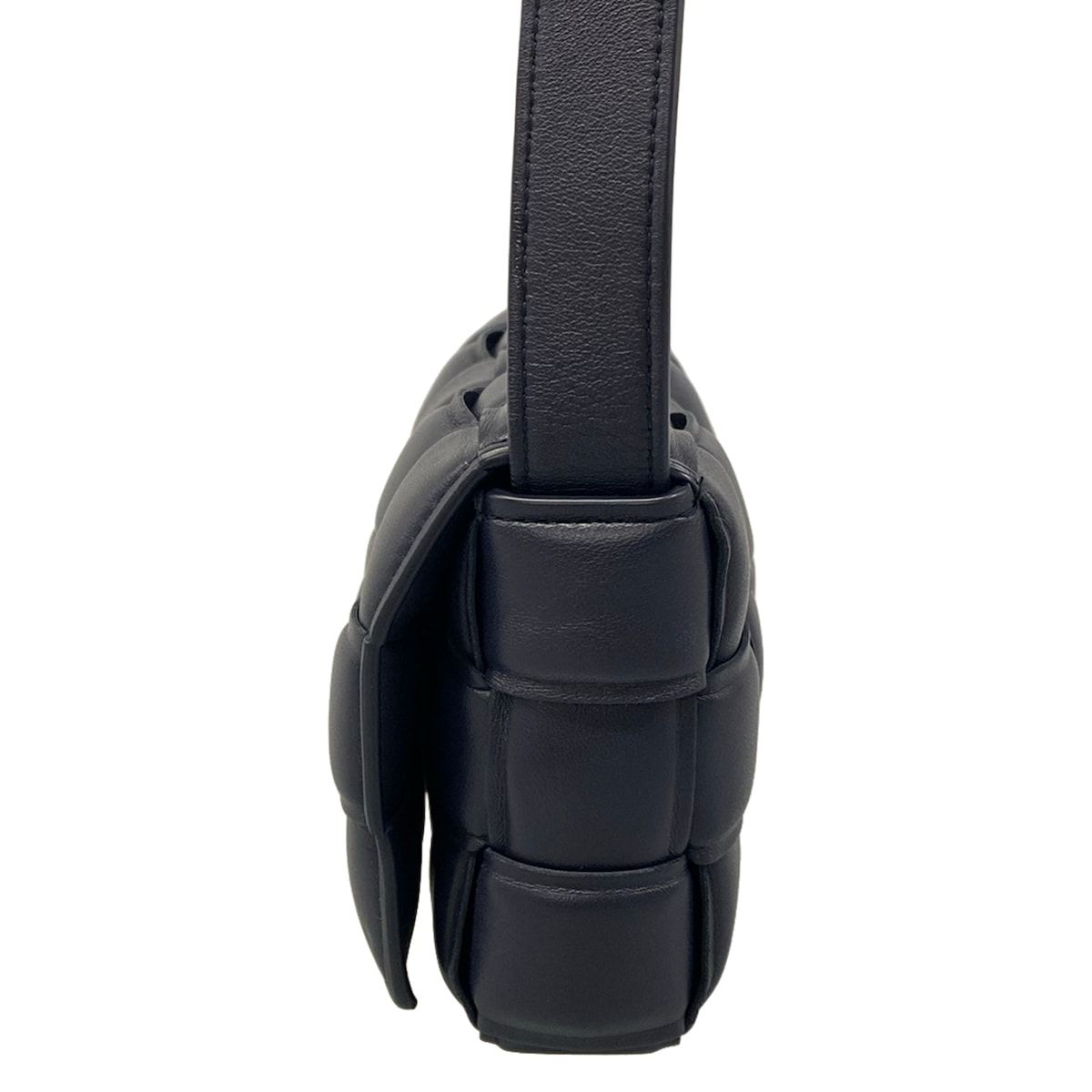 Bottega Veneta Shoulder Bag Padded Cassette Dark Navy Lambskin — view 4