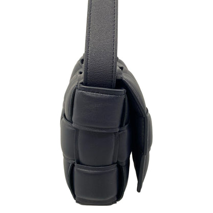 Bottega Veneta Shoulder Bag Padded Cassette Dark Navy Lambskin — view 2