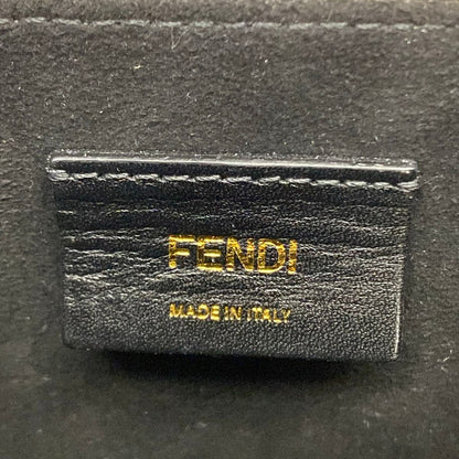 Fendi Shoulder Bag Pack Yellow Black Leather — view 8