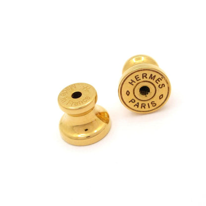 Hermes Earrings Mini Pop Gold Light Pink — view 6