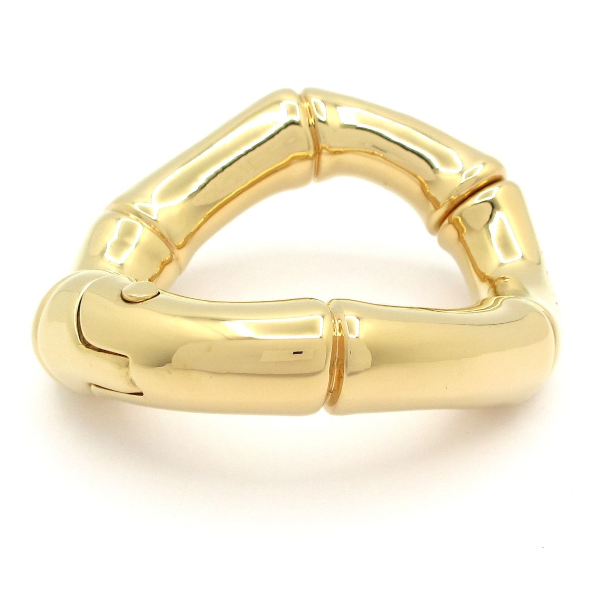 Gucci Bangle Bamboo Calf Bracelet Gold — view 2