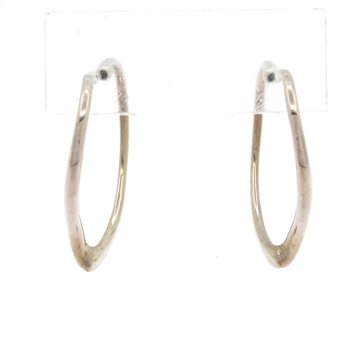 Tiffany & Co Earrings Open Elsa Silver